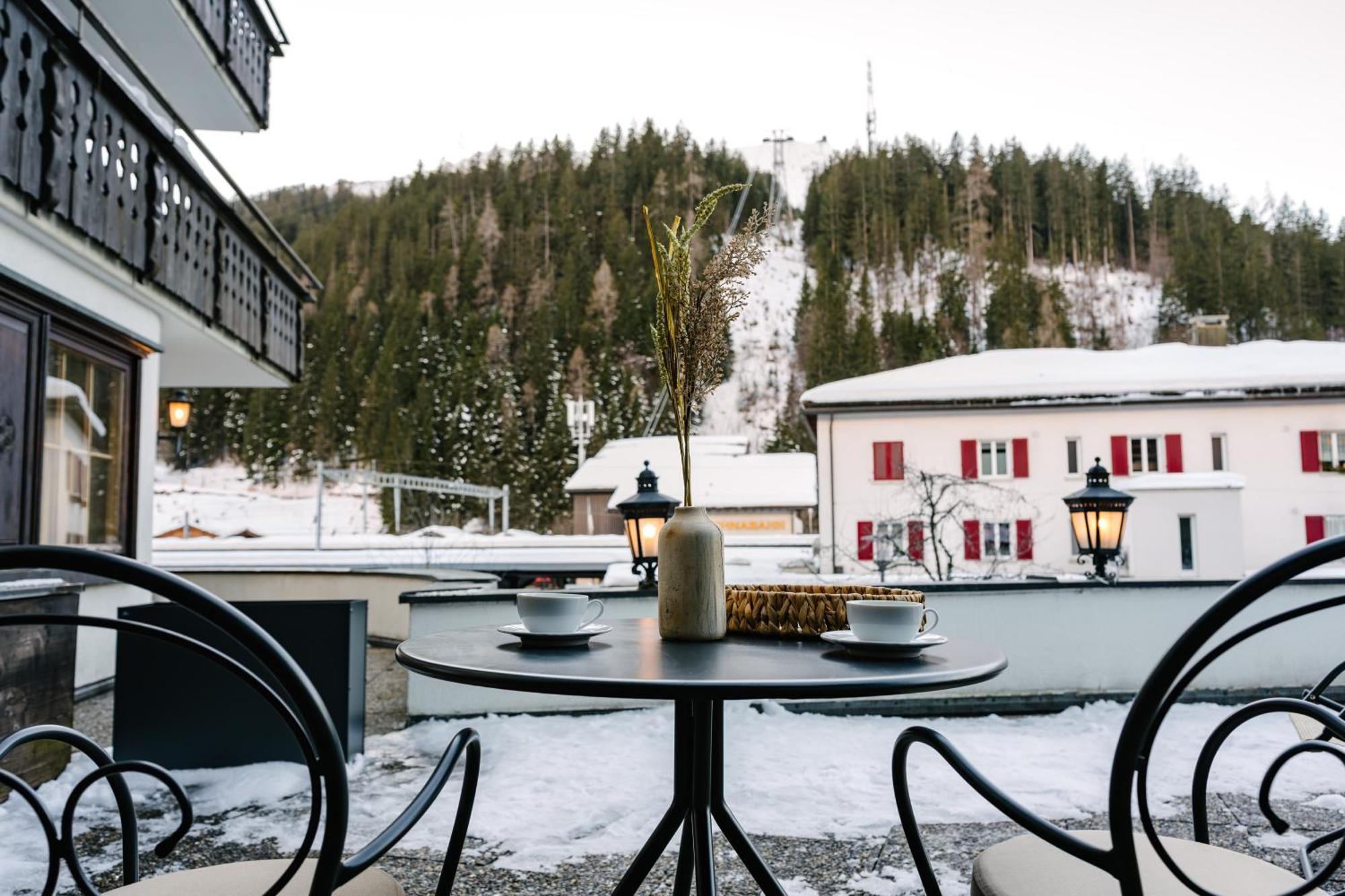 Seven Alpina Boutique Hotel Klosters Rom bilde